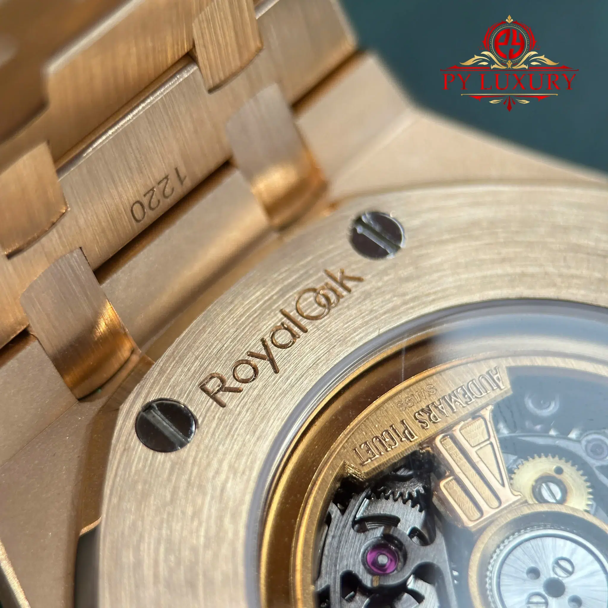 Audemars Piguet Royal Oak 15407OR Double Balance Wheel Openworked Custom Made CNC 18K Solid Rose Gold 41mm - 15