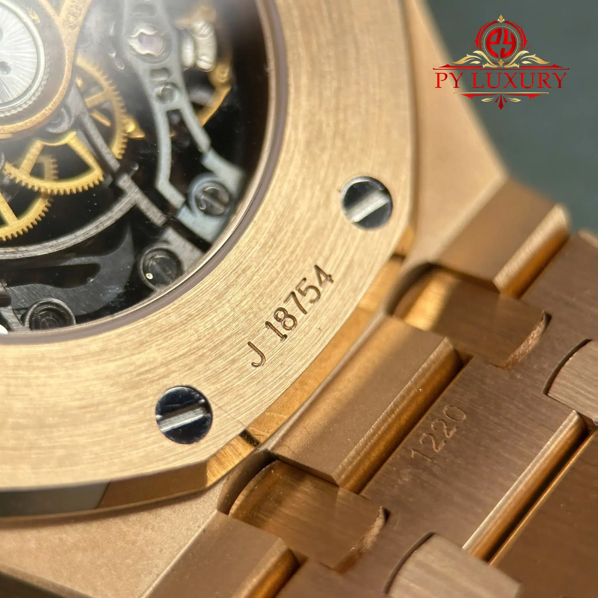 Audemars Piguet Royal Oak 15407OR Double Balance Wheel Openworked Custom Made CNC 18K Solid Rose Gold 41mm - 16