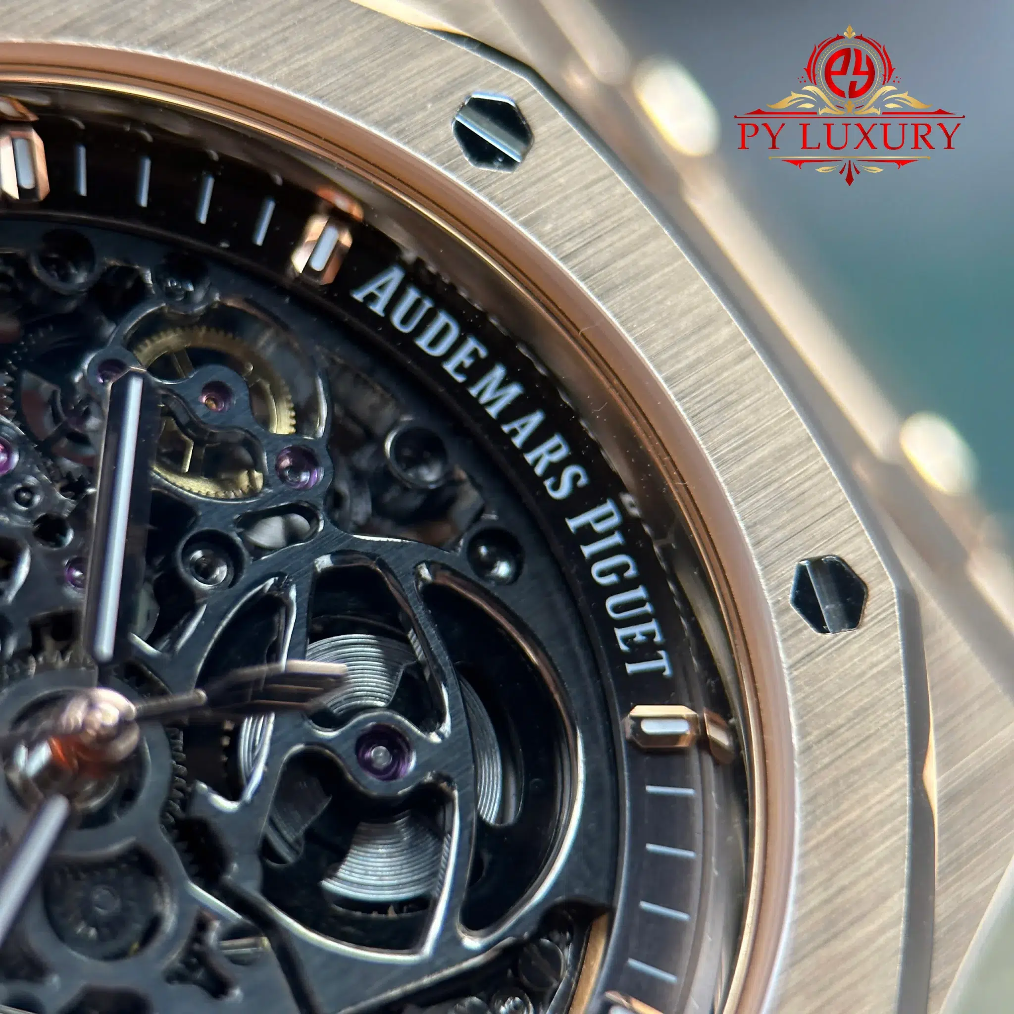 Audemars Piguet Royal Oak 15407OR Double Balance Wheel Openworked Custom Made CNC 18K Solid Rose Gold 41mm - 9