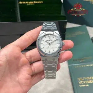 Audemars Piguet Royal Oak 15500ST White Dial Super Clone ZF 41mm (Free Sprung)