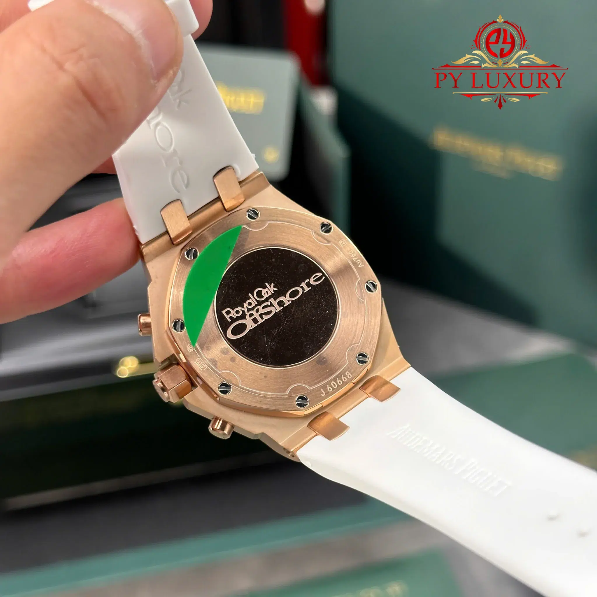 Audemars Piguet Royal Oak Offshore 26231OR Chronograph Rose Gold Silver-toned Dial Diamond Bezel Best Clone PPF - 11