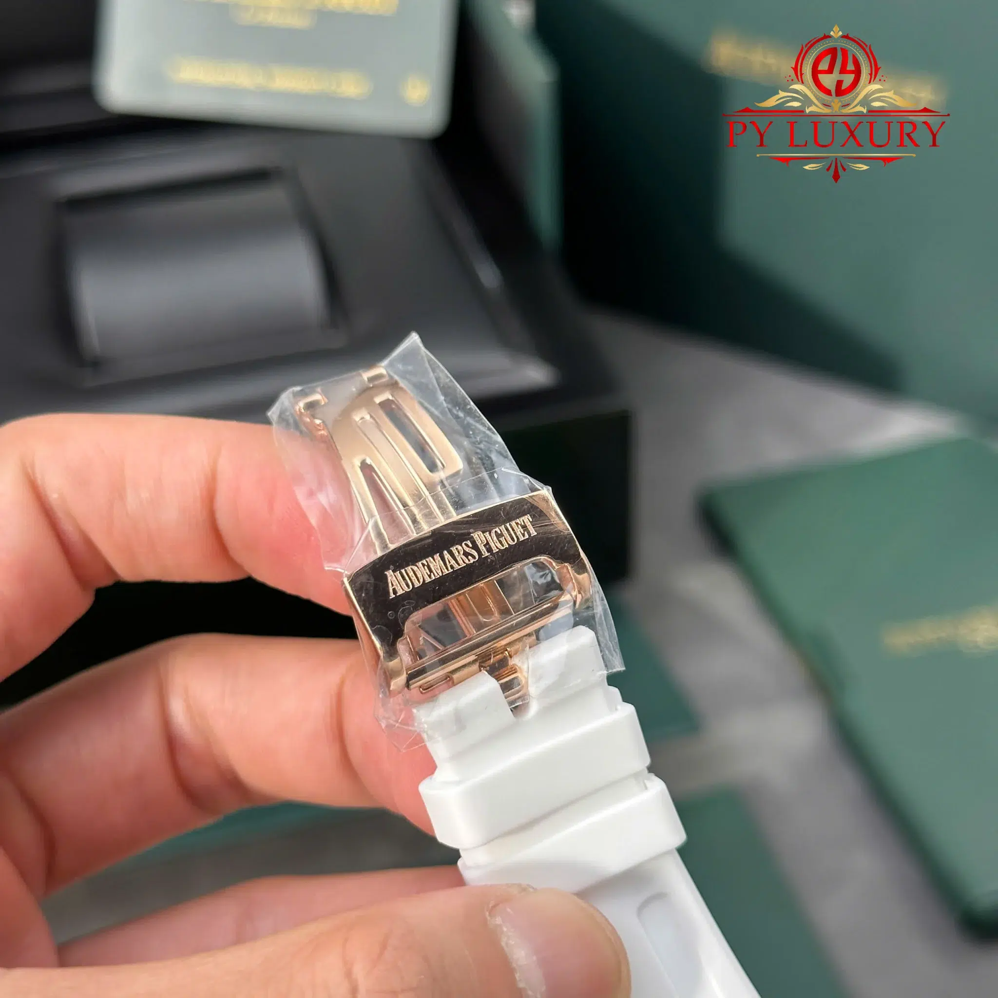 Audemars Piguet Royal Oak Offshore 26231OR Chronograph Rose Gold Silver-toned Dial Diamond Bezel Best Clone PPF - 12