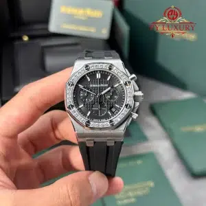 Audemars Piguet Royal Oak Offshore 26231ST Black Dial Diamond Bezel 1:1 Best Replica PPF 37mm