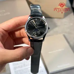Jaeger-LeCoultre Master Ultra Thin Moon Q1363540 Grey Dial Leather Strap Best Replica 39mm JJF