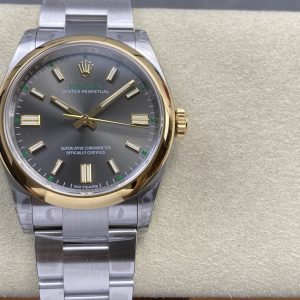 Rolex Oyster Perpetual 126003 Steel & Yellow Gold Celebrateing 100 Years Slate Dial 1:1 Best Replica VSF 36mm