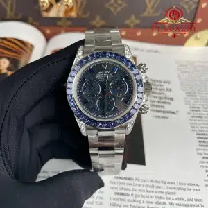 Rolex Daytona 126599TSA Custom Stone Dial Blue Sapphire Bezel Super Clone Gained Weight 215g Top Quality 40mm (Free Sprung)
