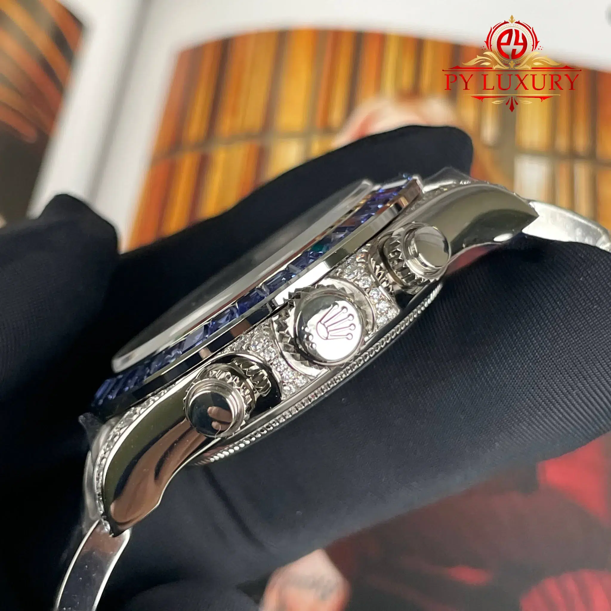 Rolex Daytona 126599TSA Stone Dial Blue Sapphire Bezel Super Clone Gained Weight 215g Top Quality - 8
