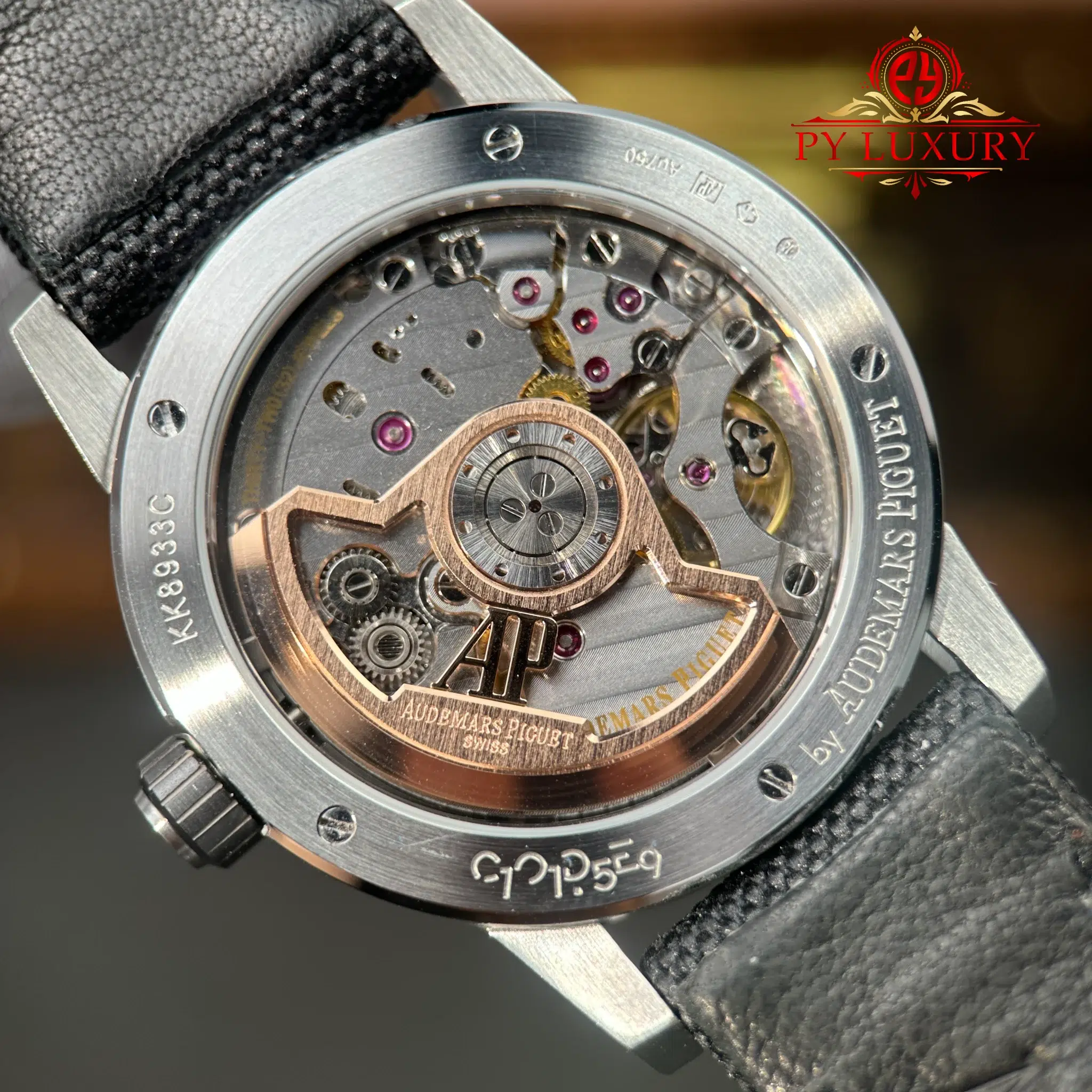Audemars Piguet Code 11.59 Selfwinding Starwheel 15212NB Blue Aventurine Dial Fabric Strap - 14