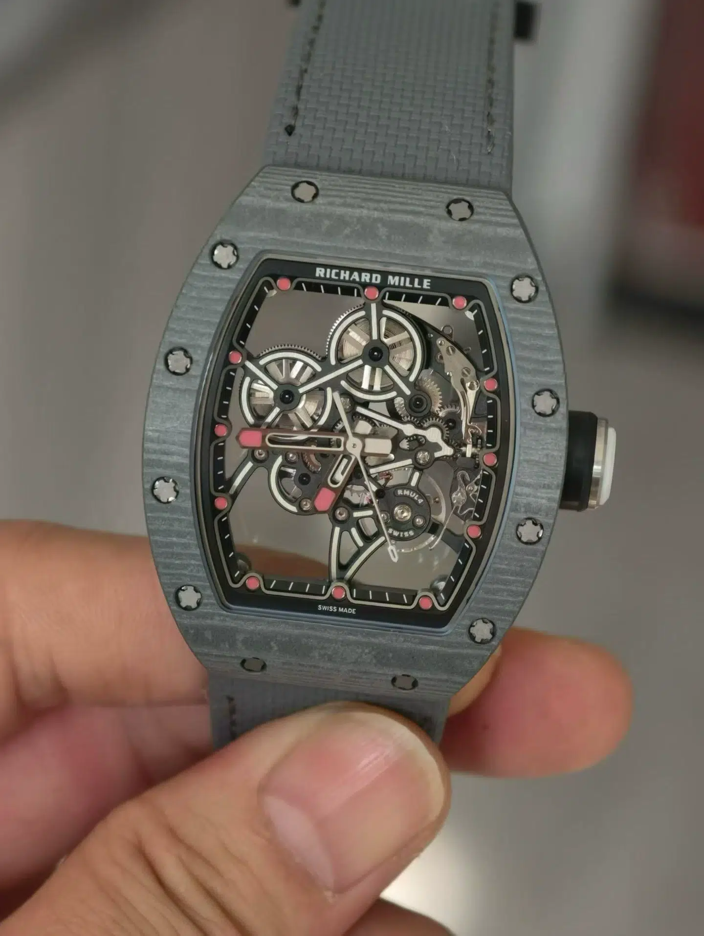 Richard Mille RM55-01 Bubba Watson Grey Quartz TPT Super Clone Custom Made Exclusive Quality - 2